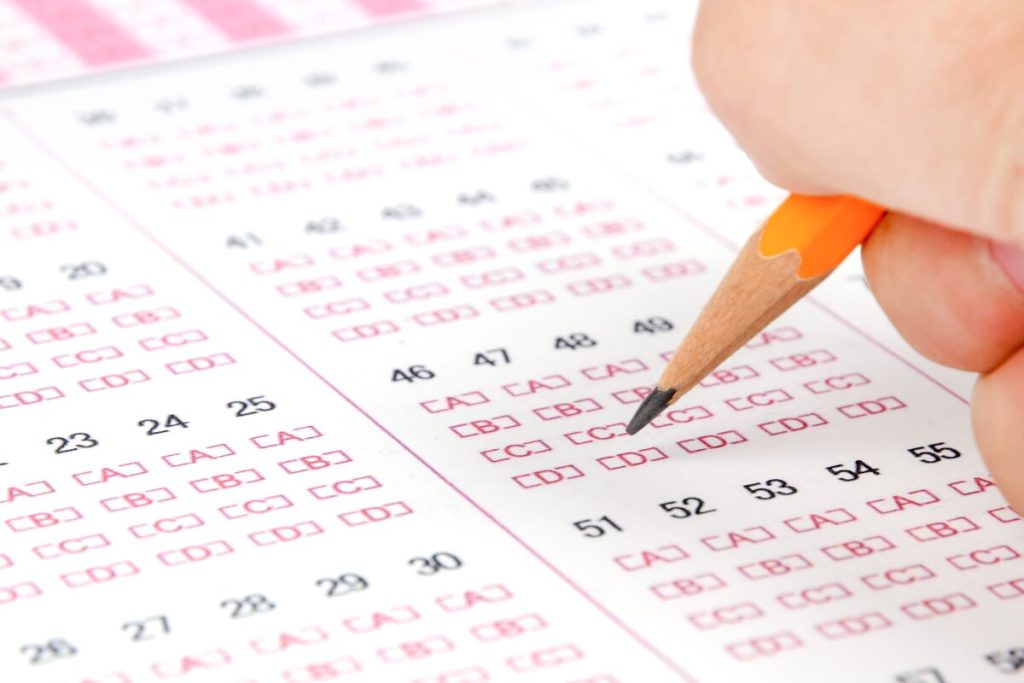 自分の性格を知っていますか？
性格診断や心理テスト
マークシートのテスト用紙
