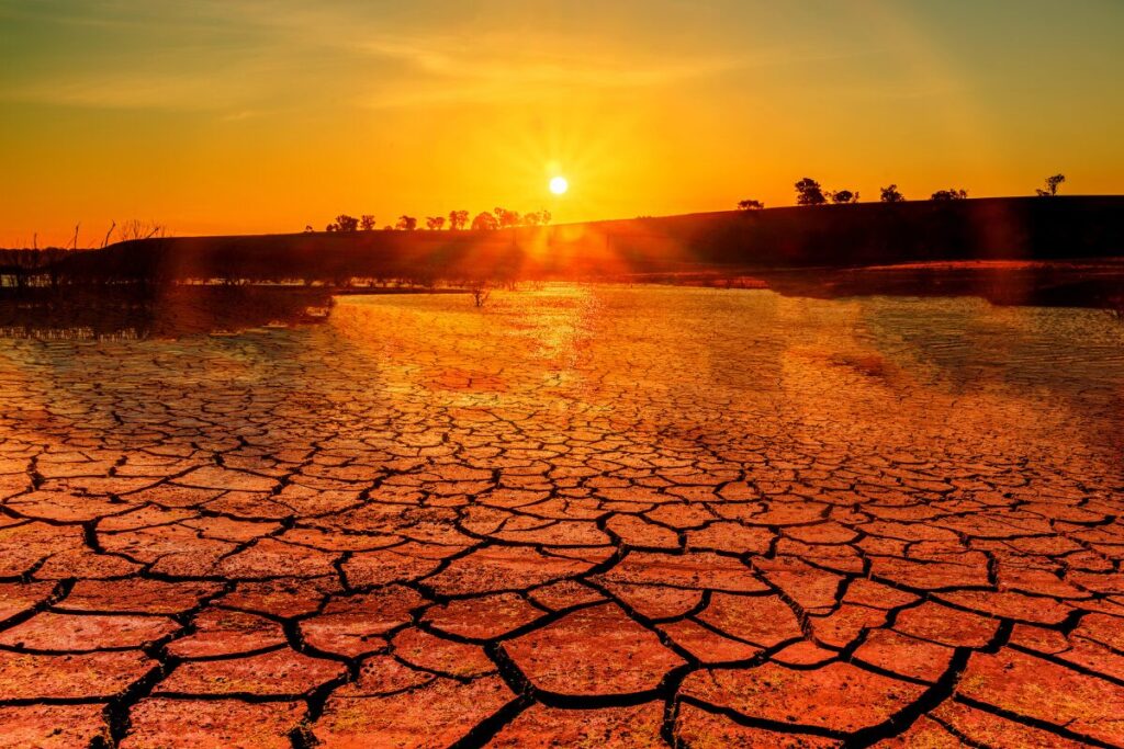 中高年の夏デート
只今地球は絶賛温暖化中
乾いた大地