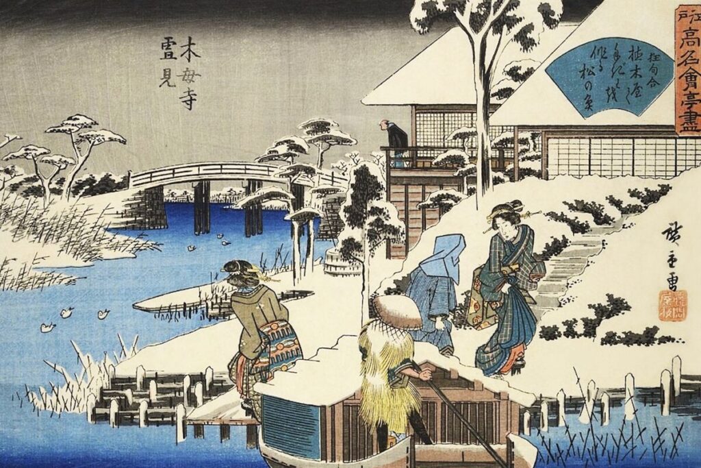 日本の結婚
江戸時代の結婚
浮世絵で書かれた江戸の街