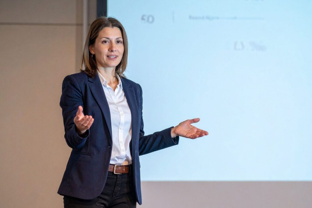 夫婦間の会話が減ったら
会話はいつだってプレゼン
プレゼンする女性