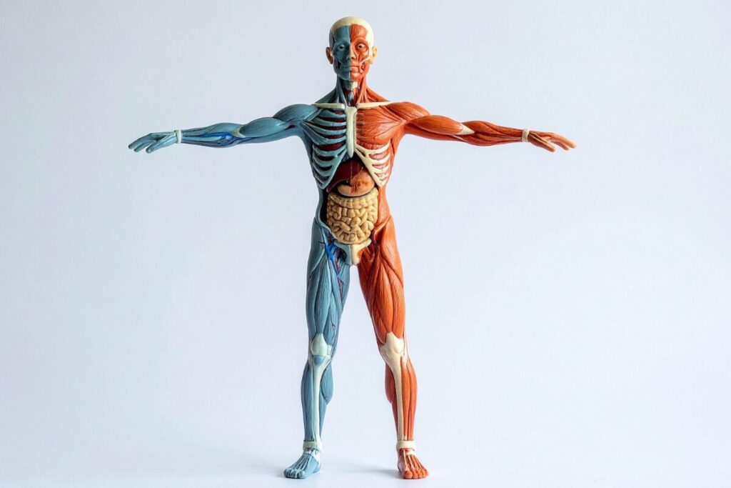 姿勢が整えば小顔になる説？
身体の仕組み
筋肉の人体模型