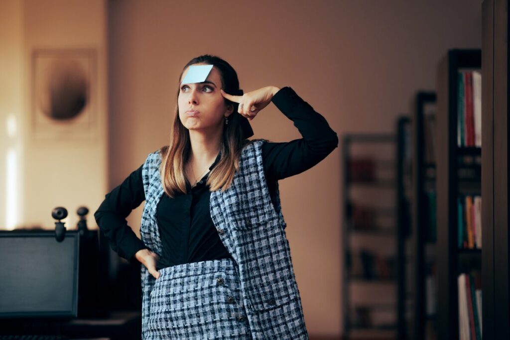 理想のタイプじゃない旦那
思い出して
思い出そうとする女性