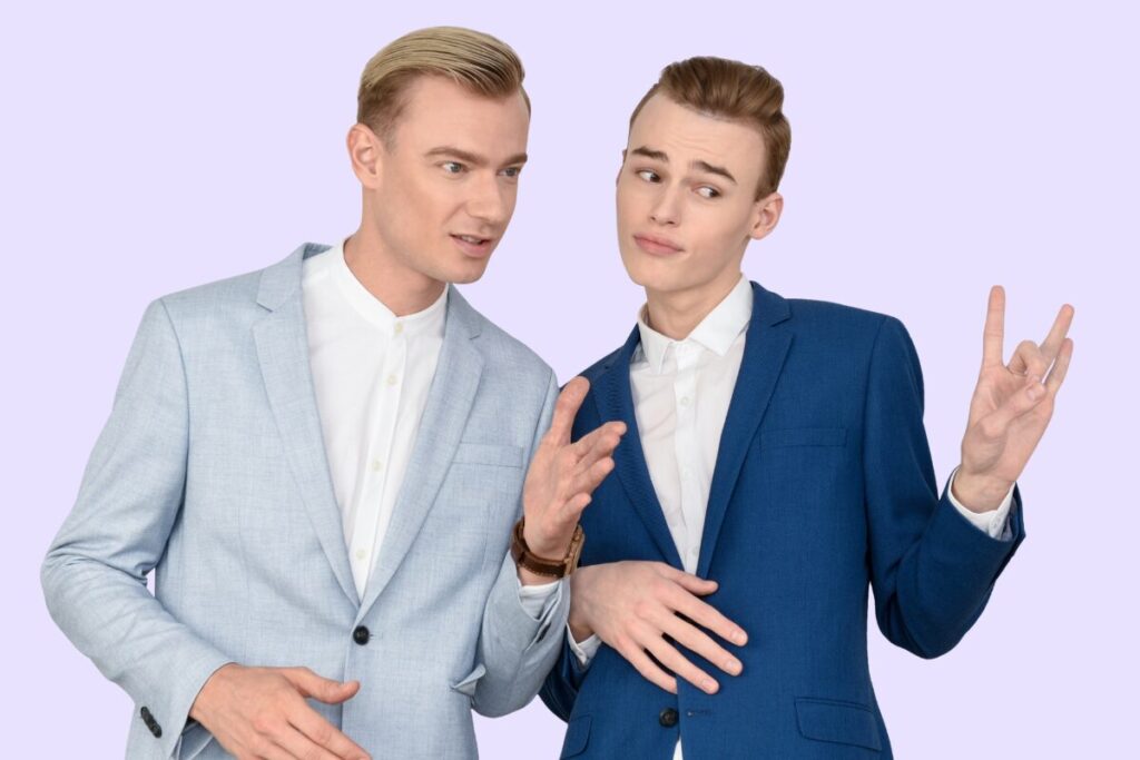 男の嫉妬がやばい！
醜い男たち
悪口を言い合う男たち