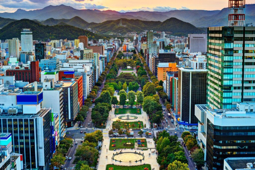 恋人たちのイルミネーション
日本初のイルミネーション
札幌大通り公園