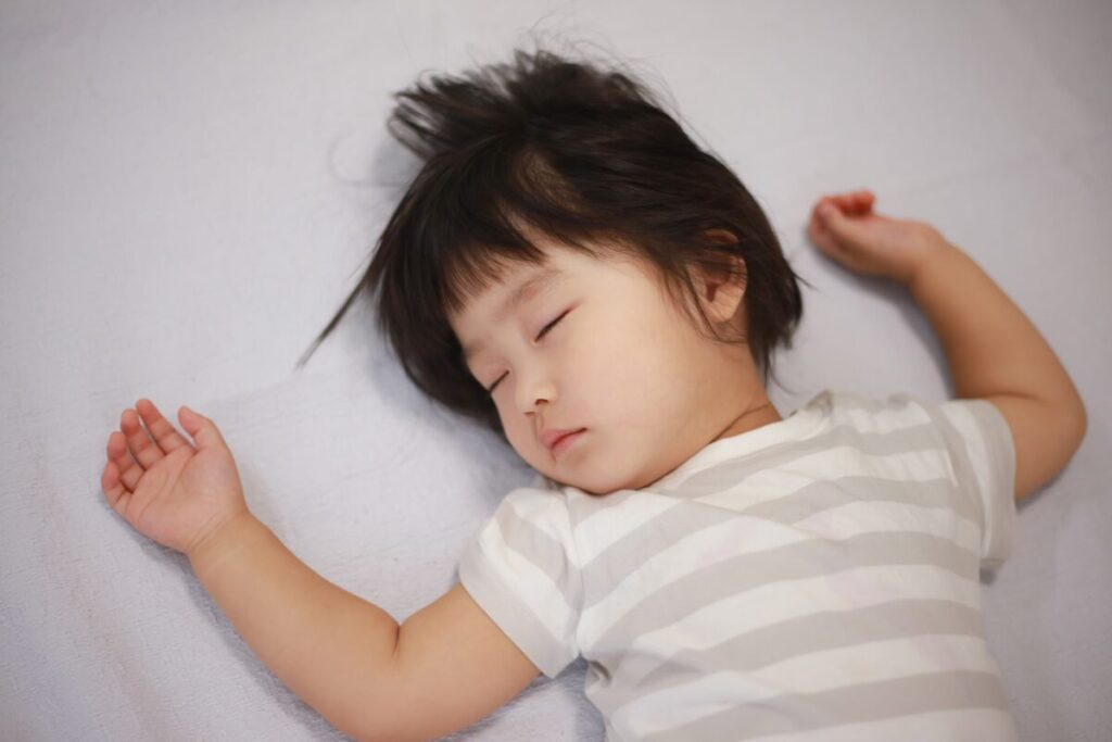七五三って何？
七五三の夜
眠る子供