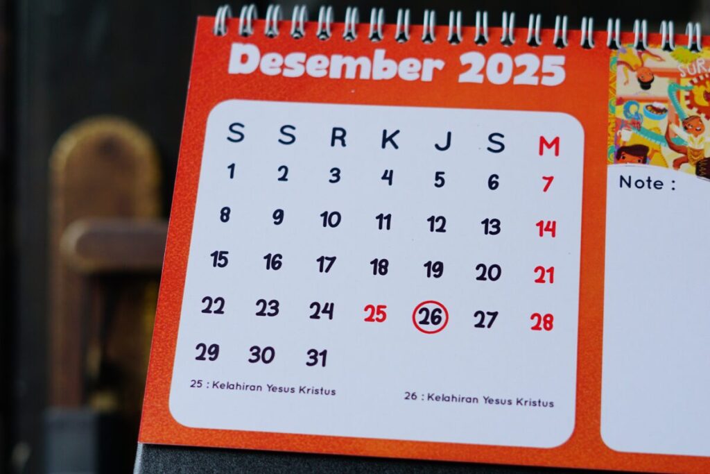 2026年はどんな一年!
2025年のおさらい
2025年のカレンダー