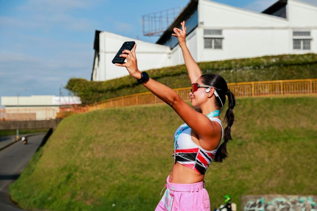 1年で何キロ痩せますか？
5～6月
晴れた日に運動する女性