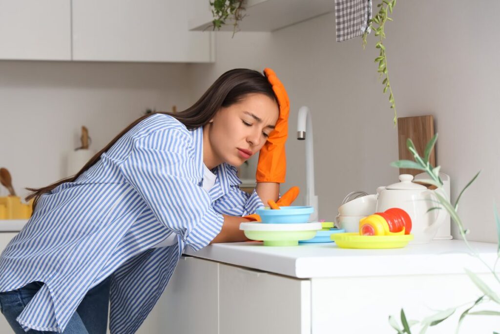 美しい中年とは?
そうでない女性
疲れている女性