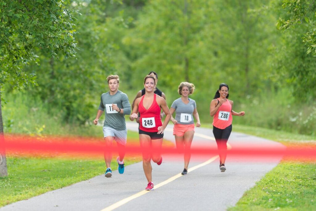 お見合い参加してみました　の、その後
お見合いまでたどり着け
ゴールを目指すランナー