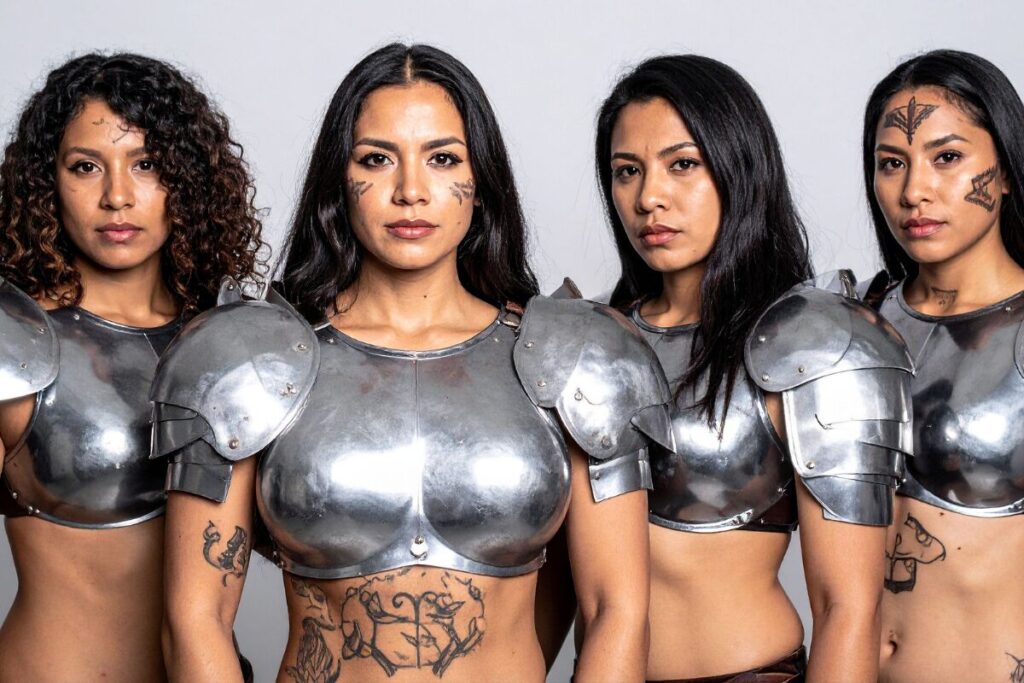 冬の紫外線はあなどれない
冬の紫外線
鎧を着ている女性