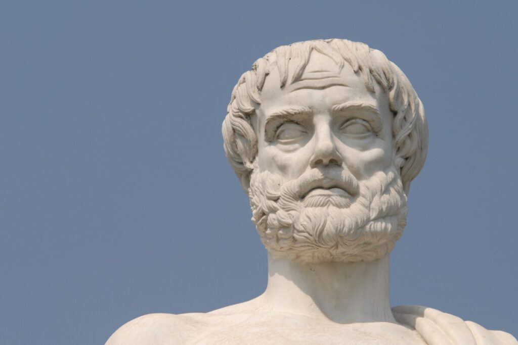 美に対する様々な根源
現実的な意見
アリストテレスの像