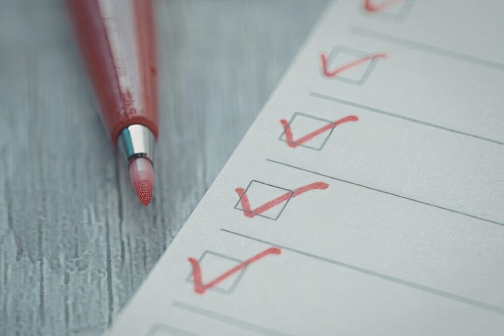 家事に疲れた
結婚前に確認せよ
チェックリスト