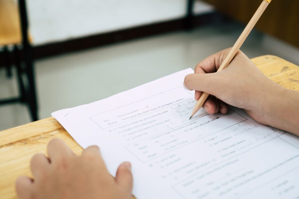 家事に疲れた
最終確認
テストを受ける人